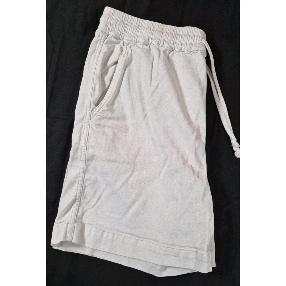 Faherty Essential Drawstring Shorts Men's Size Medium Light Khaki Boneyard Color